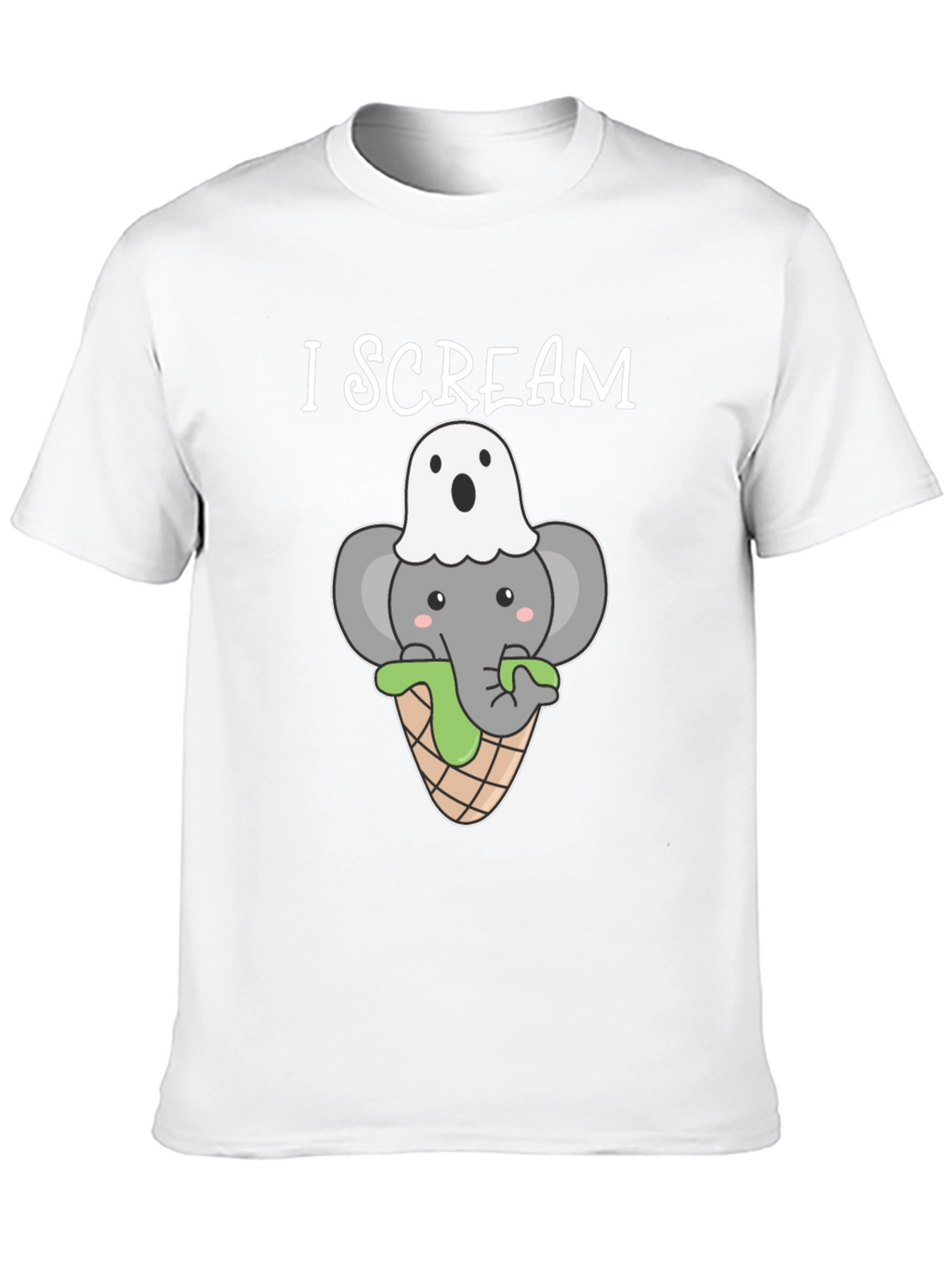 I Scream Halloween Elephant T-Shirt