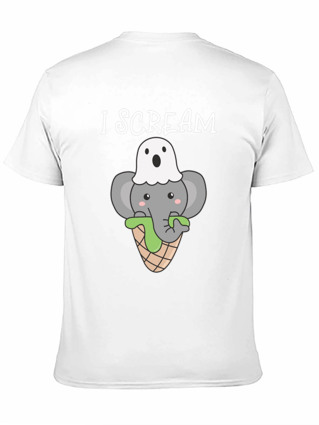 I Scream Halloween Elephant T-Shirt