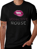 Seductive House Graphic Tee - Stylish & Edgy
