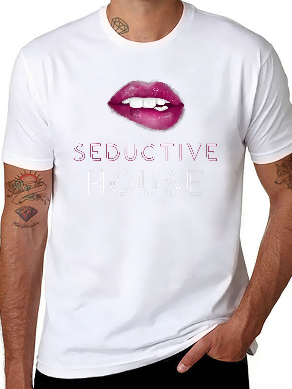 Seductive House Graphic Tee - Stylish & Edgy