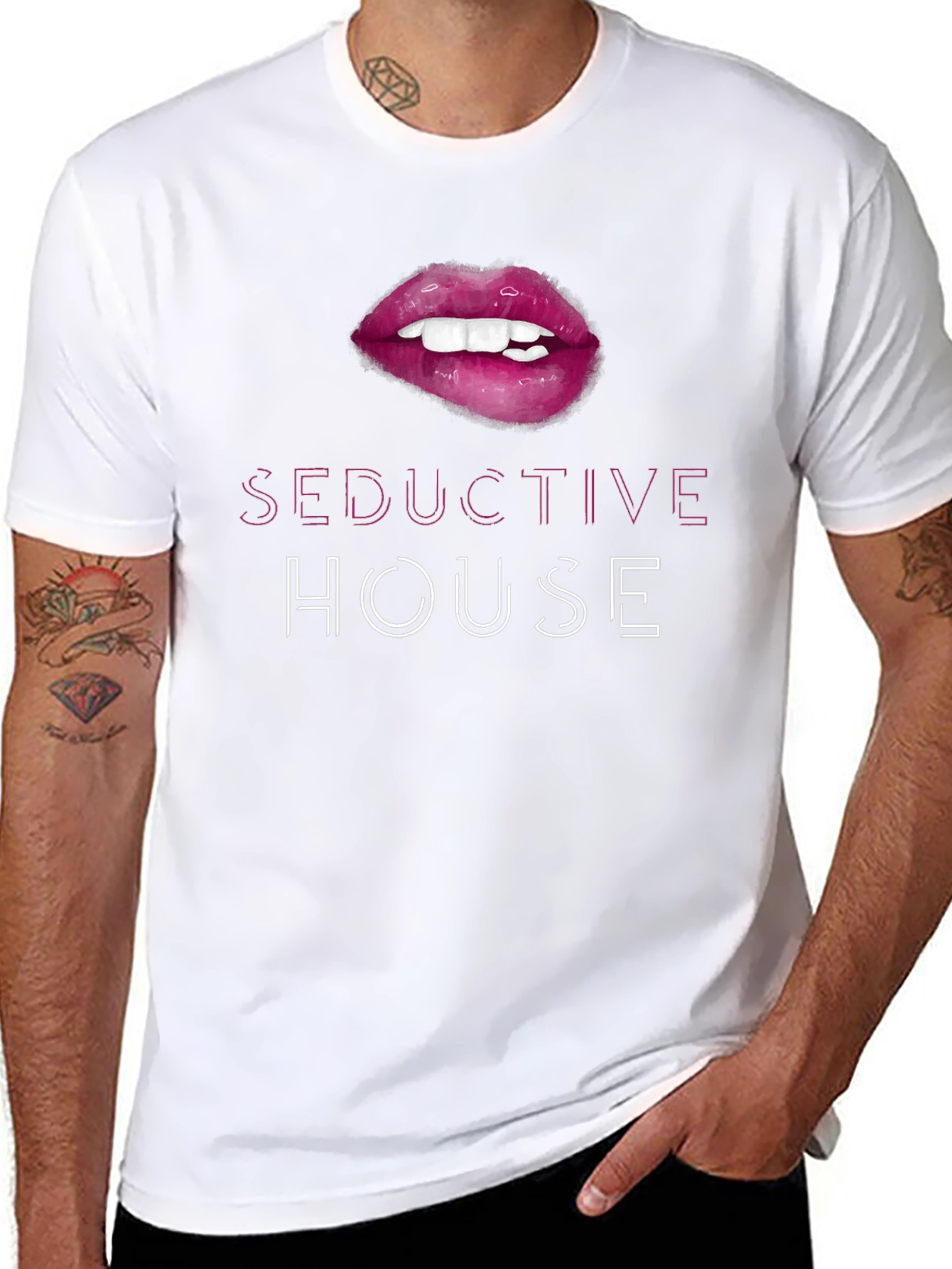 Seductive House Graphic Tee - Stylish & Edgy