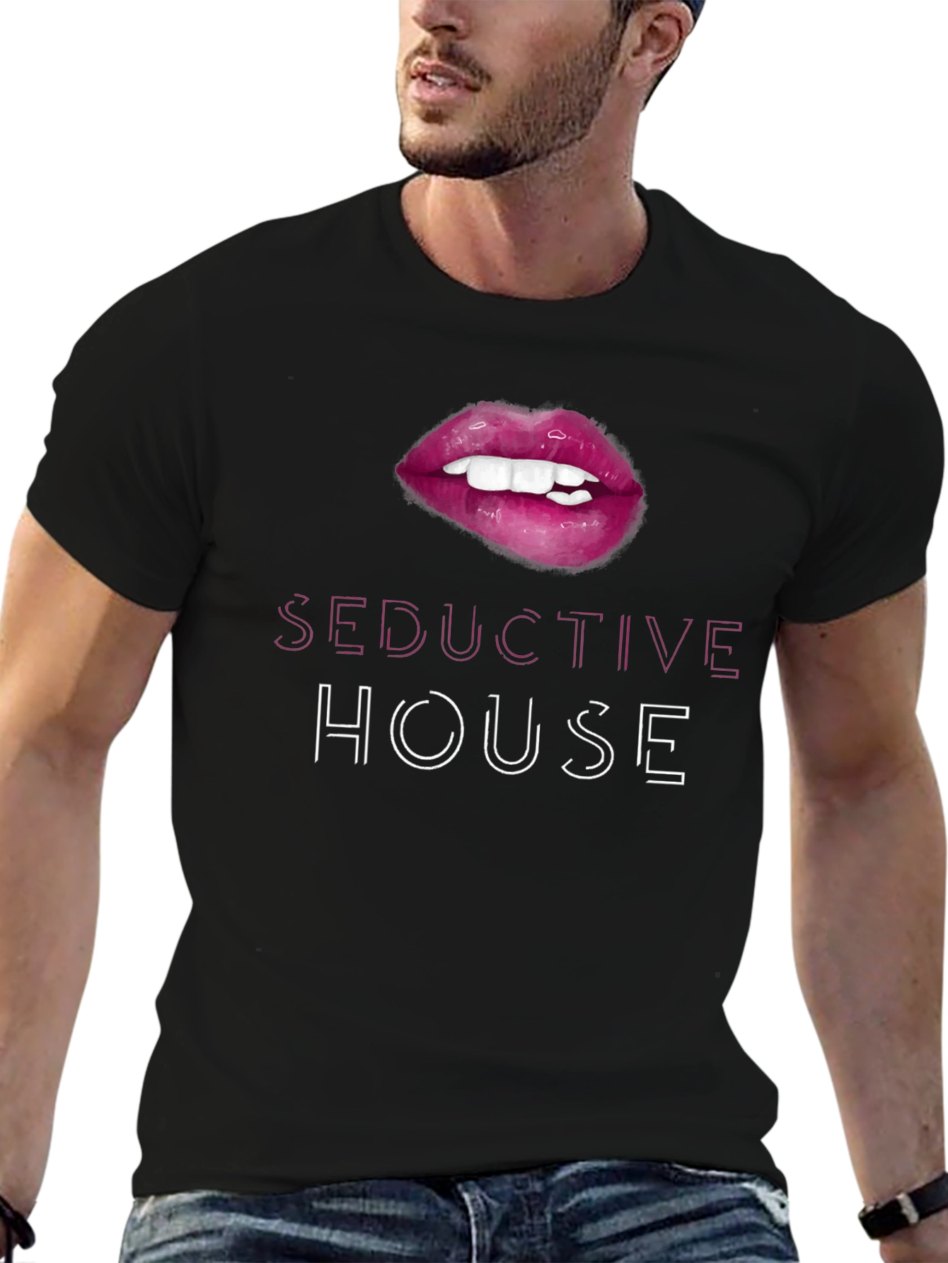 Seductive House Graphic Tee - Stylish & Edgy