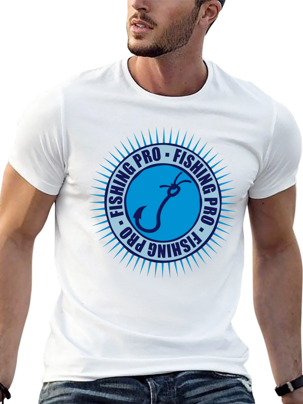 Fishing Pro Black T-Shirt