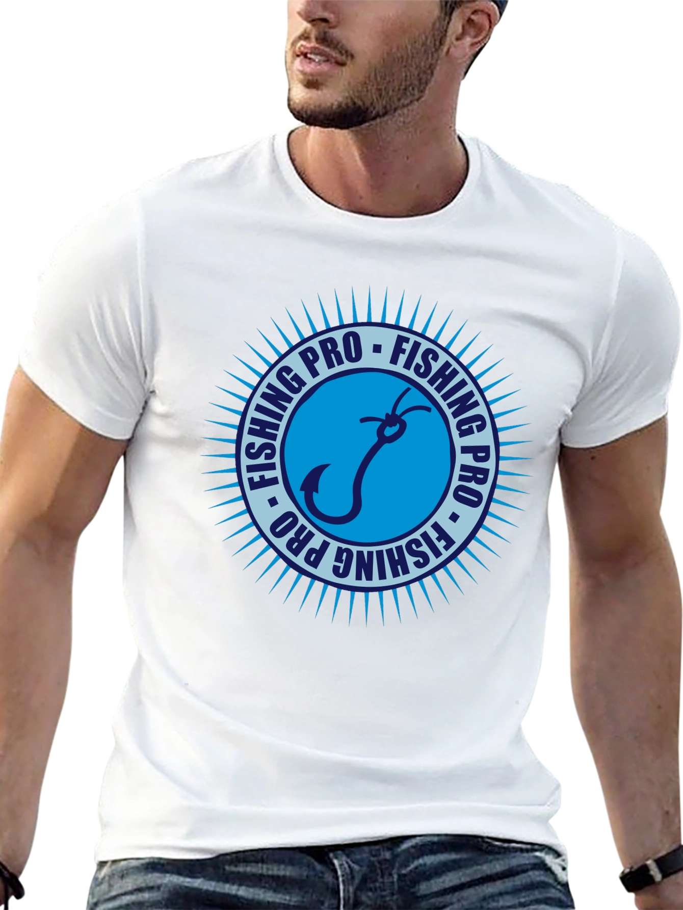 Fishing Pro Black T-Shirt