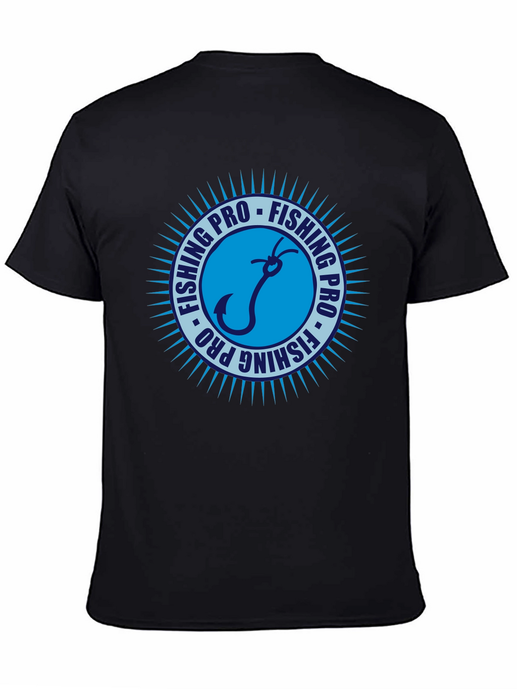 Fishing Pro Black T-Shirt