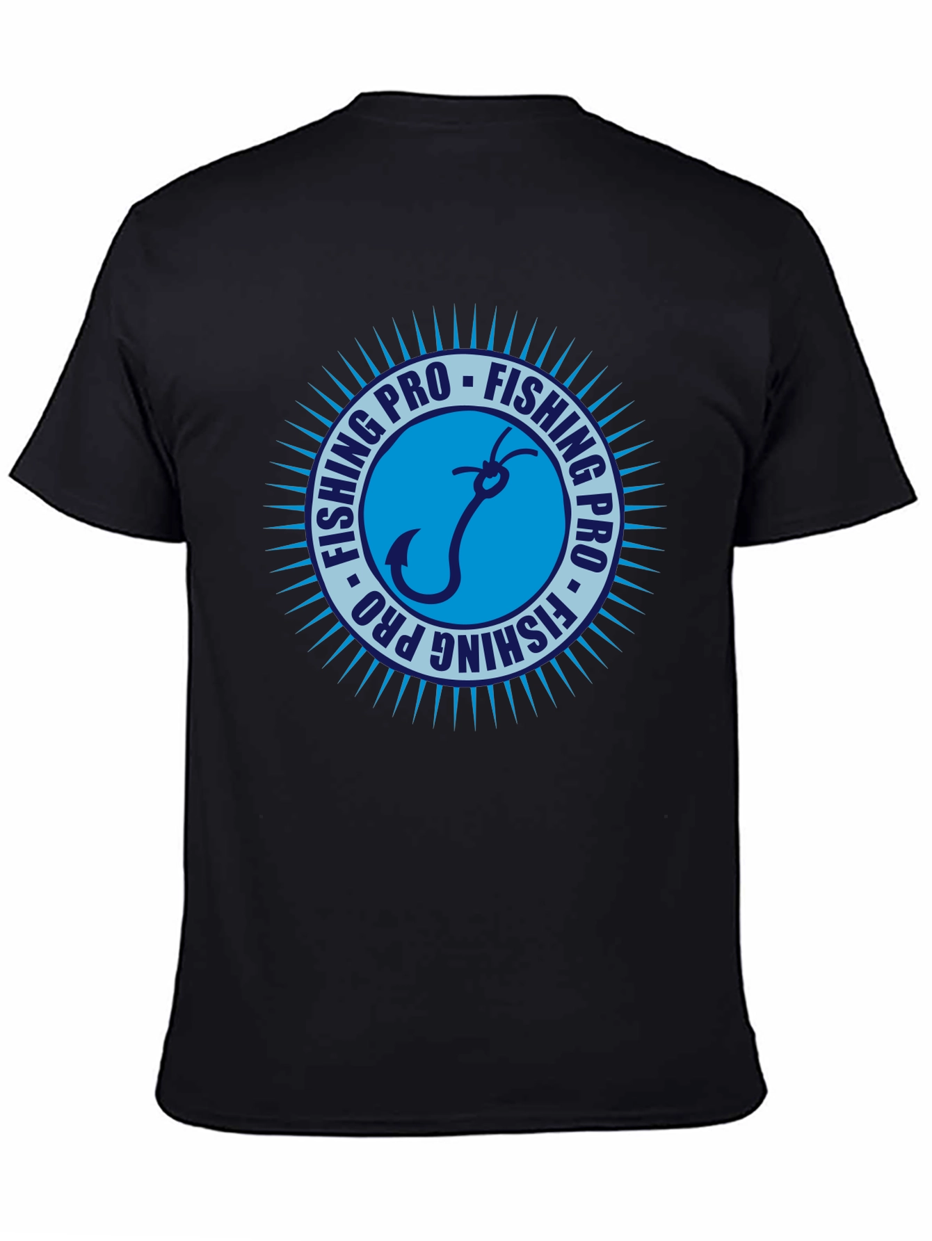 Fishing Pro Black T-Shirt