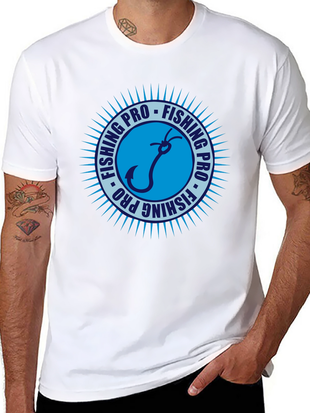 Fishing Pro Black T-Shirt