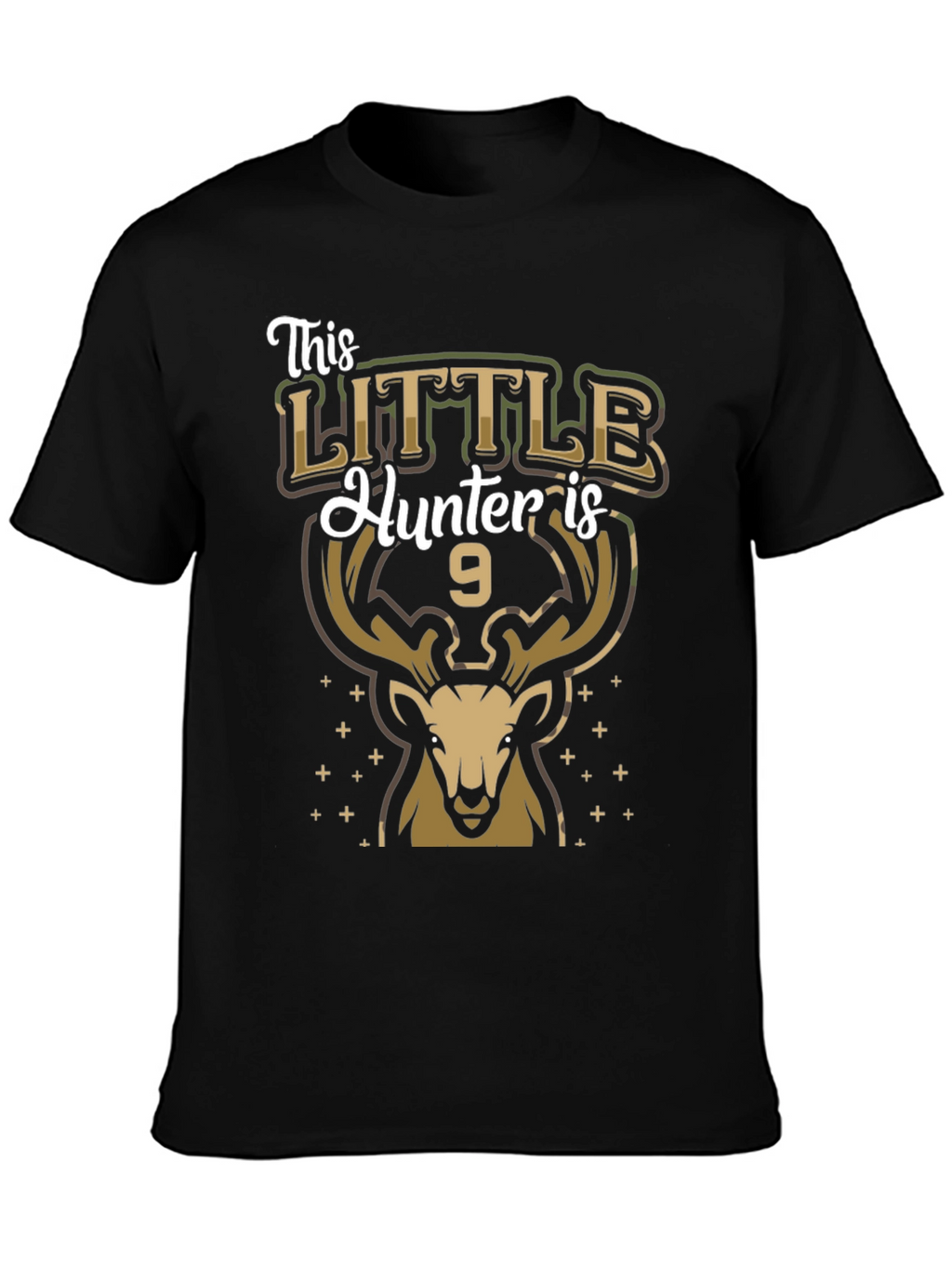 Little Hunter 9th Birthday T-Shirt