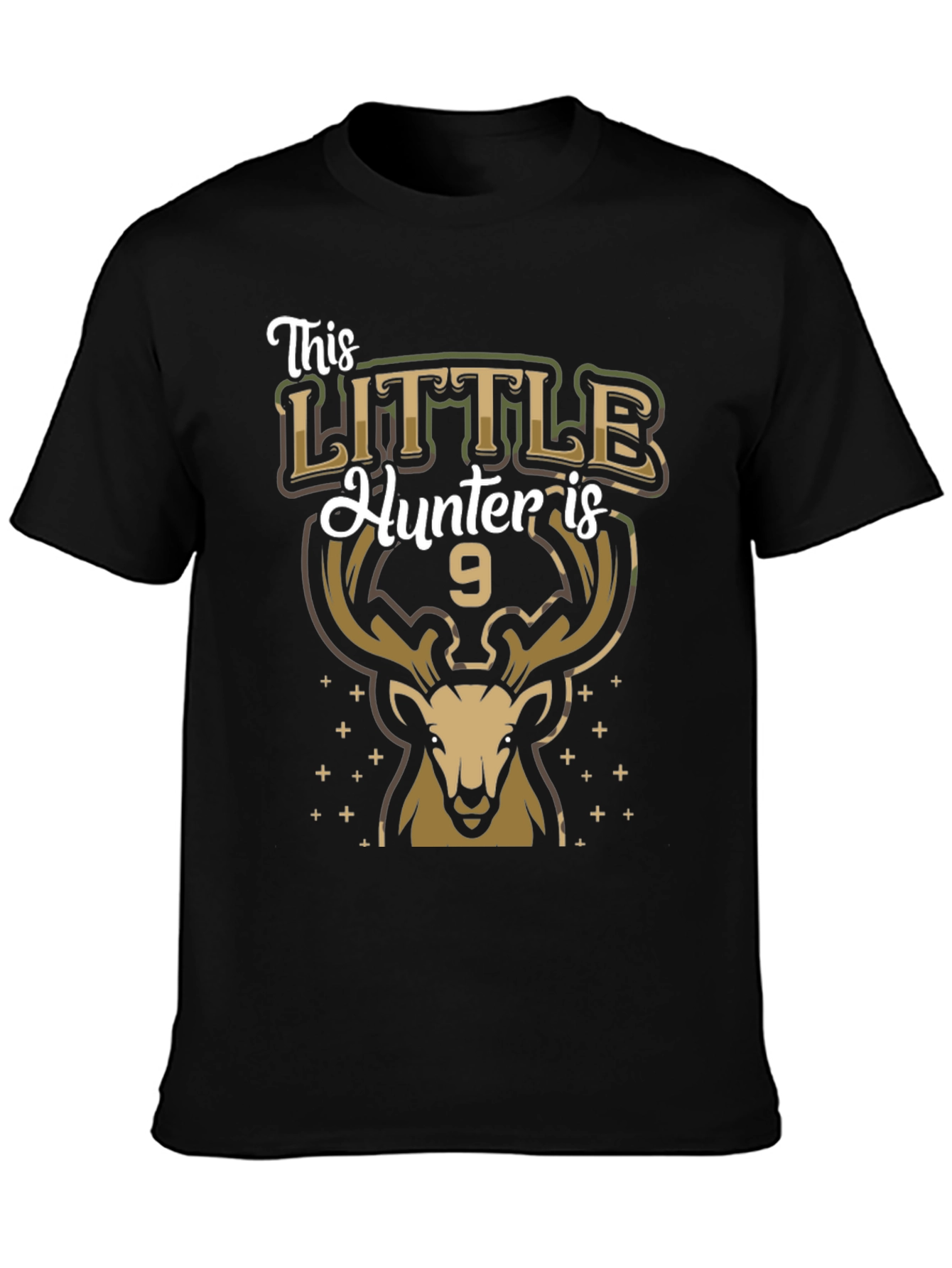Little Hunter 9th Birthday T-Shirt