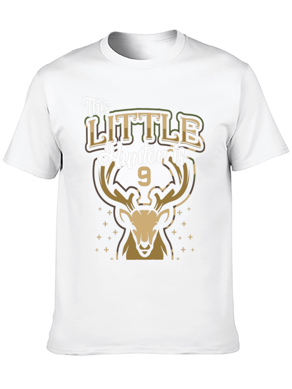 Little Hunter 9th Birthday T-Shirt