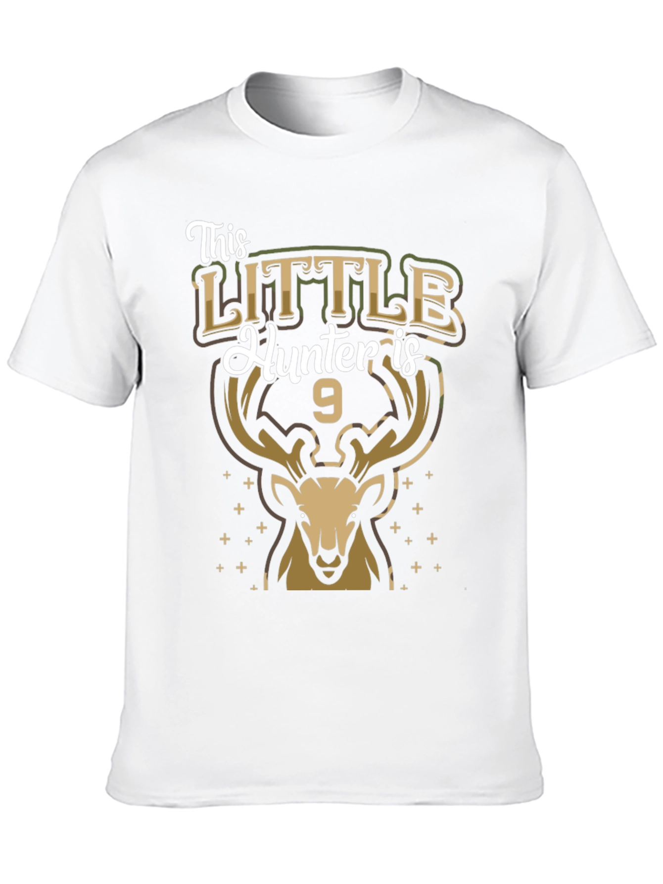 Little Hunter 9th Birthday T-Shirt