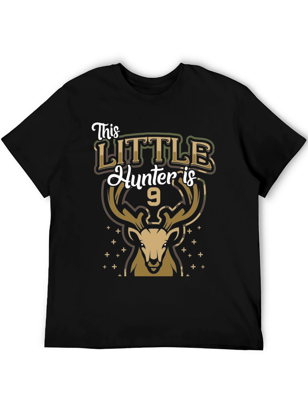 Little Hunter 9th Birthday T-Shirt