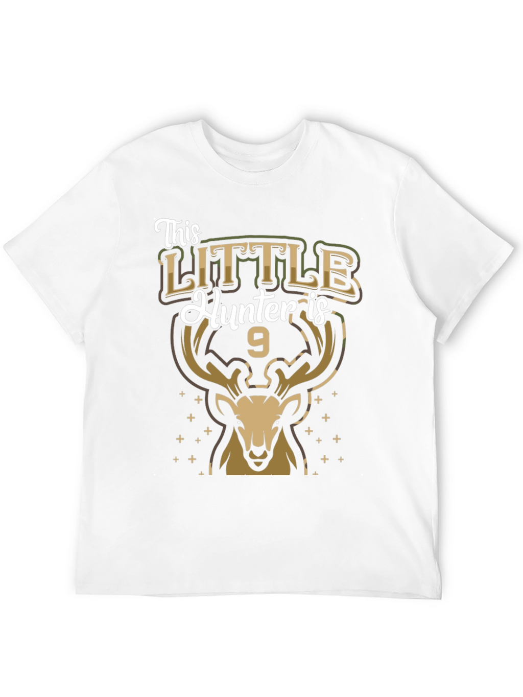 Little Hunter 9th Birthday T-Shirt