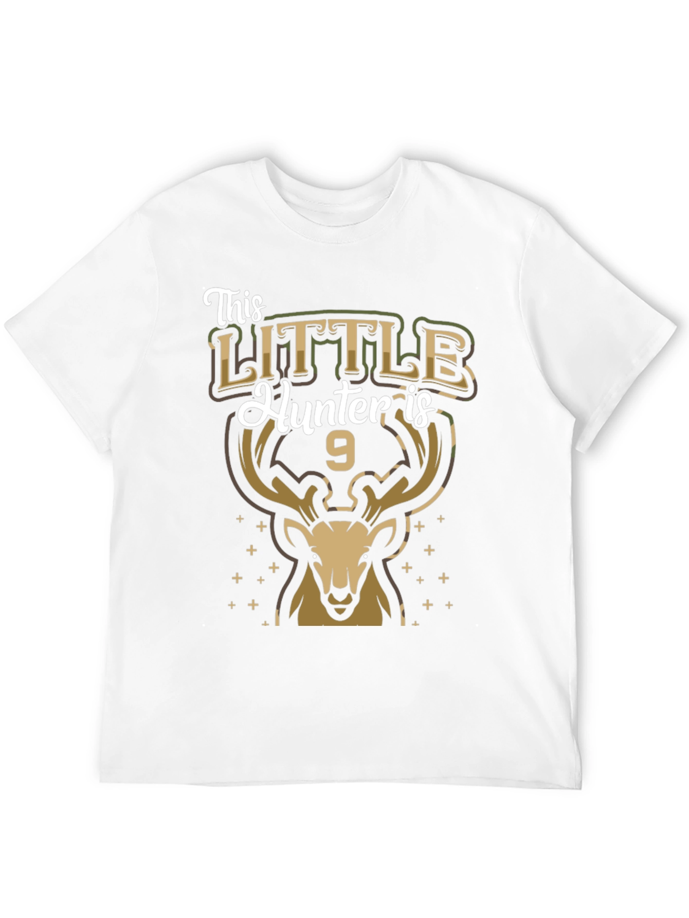 Little Hunter 9th Birthday T-Shirt