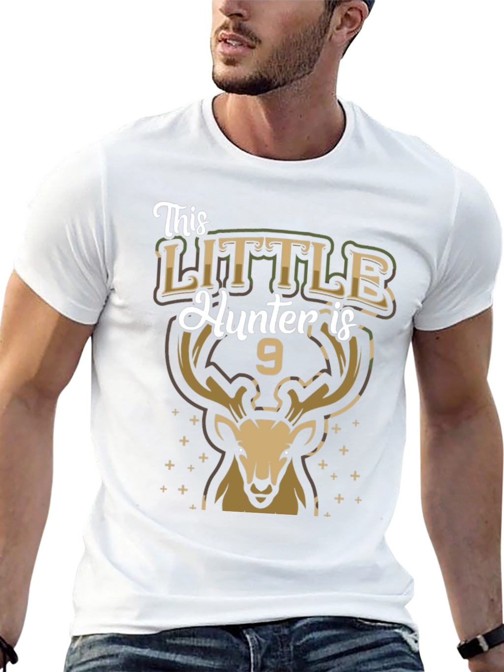 Little Hunter 9th Birthday T-Shirt
