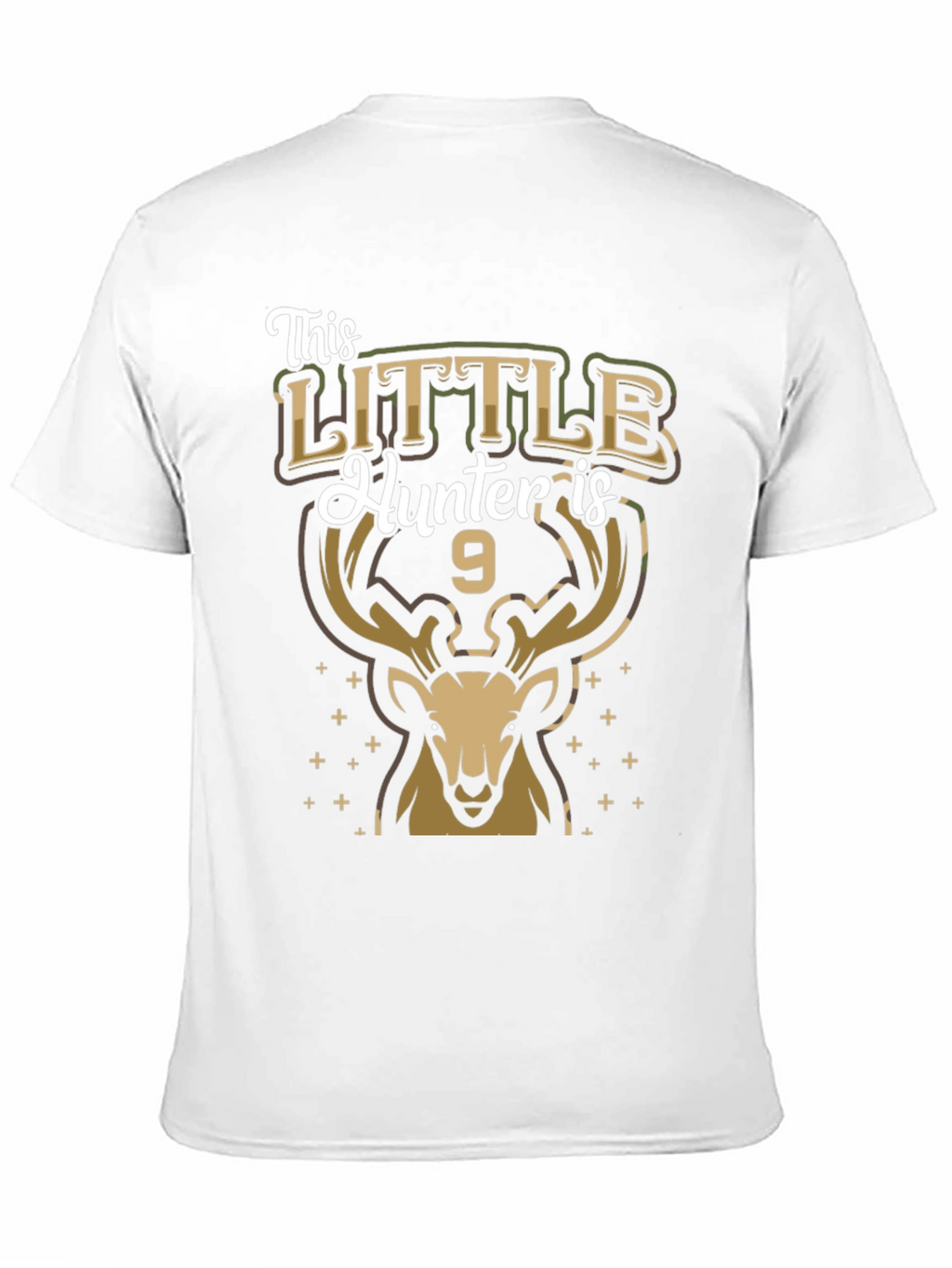 Little Hunter 9th Birthday T-Shirt