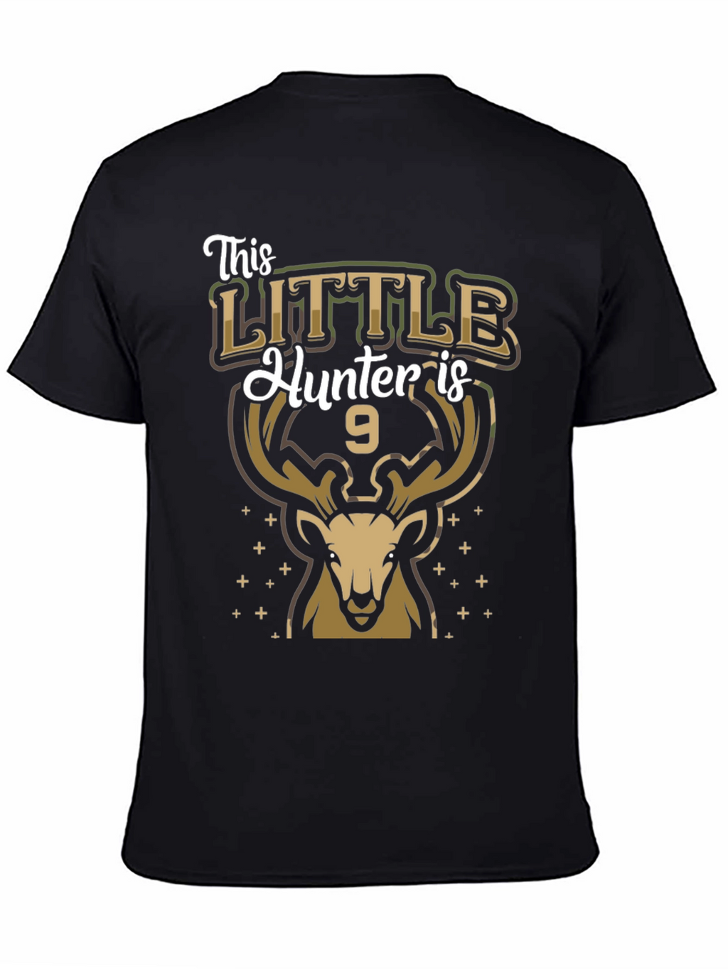 Little Hunter 9th Birthday T-Shirt