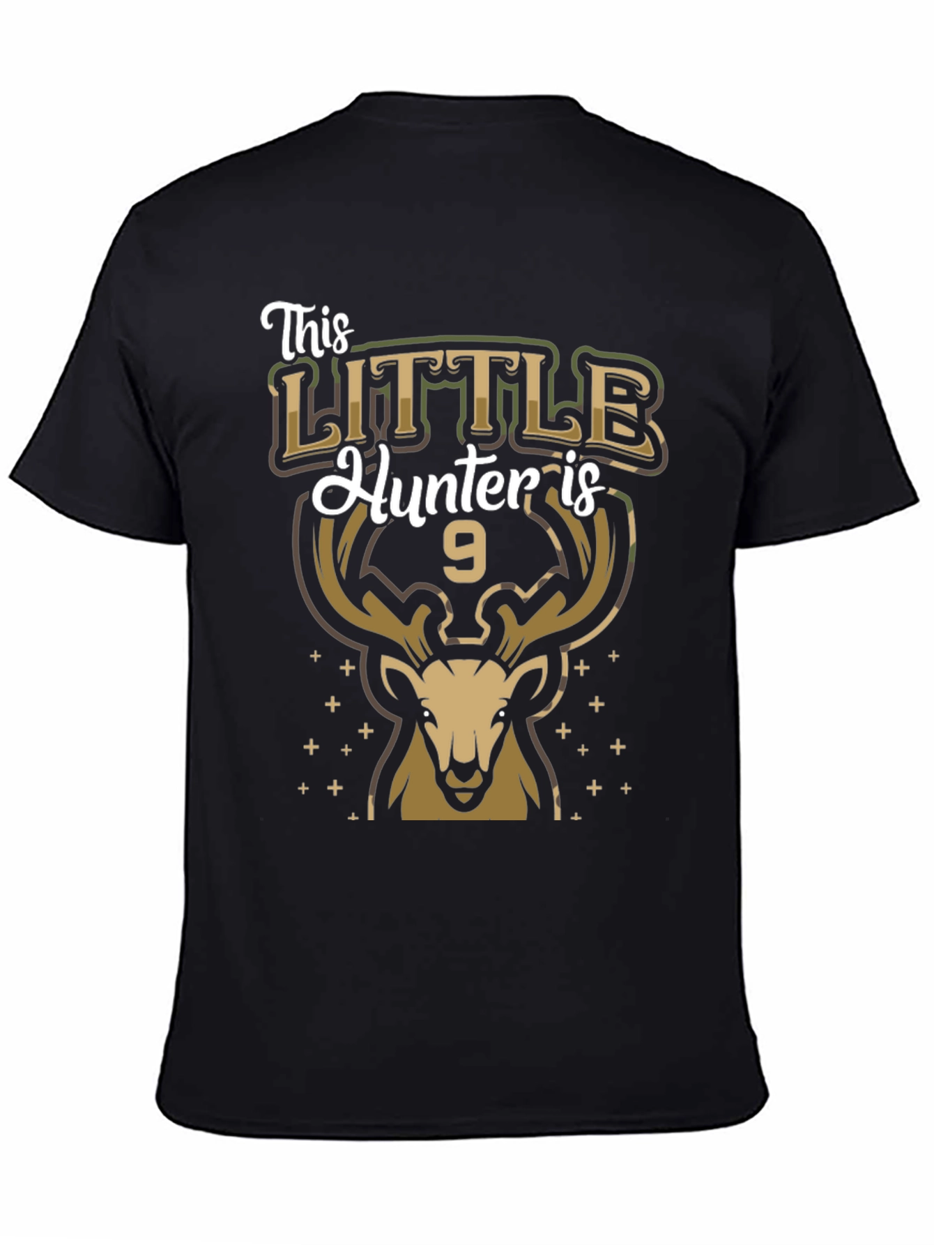 Little Hunter 9th Birthday T-Shirt