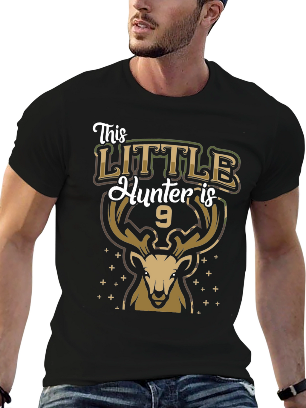 Little Hunter 9th Birthday T-Shirt