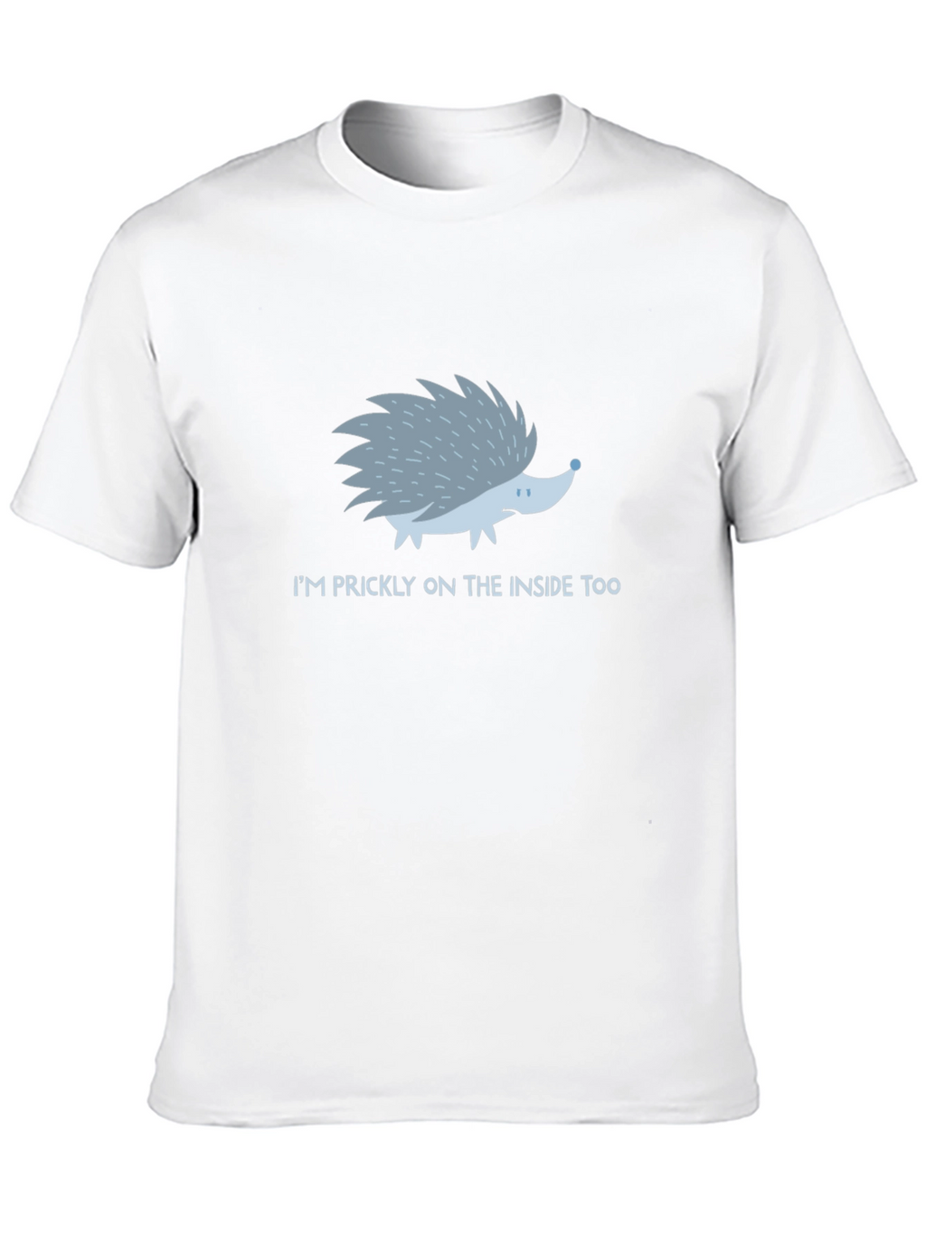 Prickly Inside Hedgehog T-Shirt - Mens Black Tee