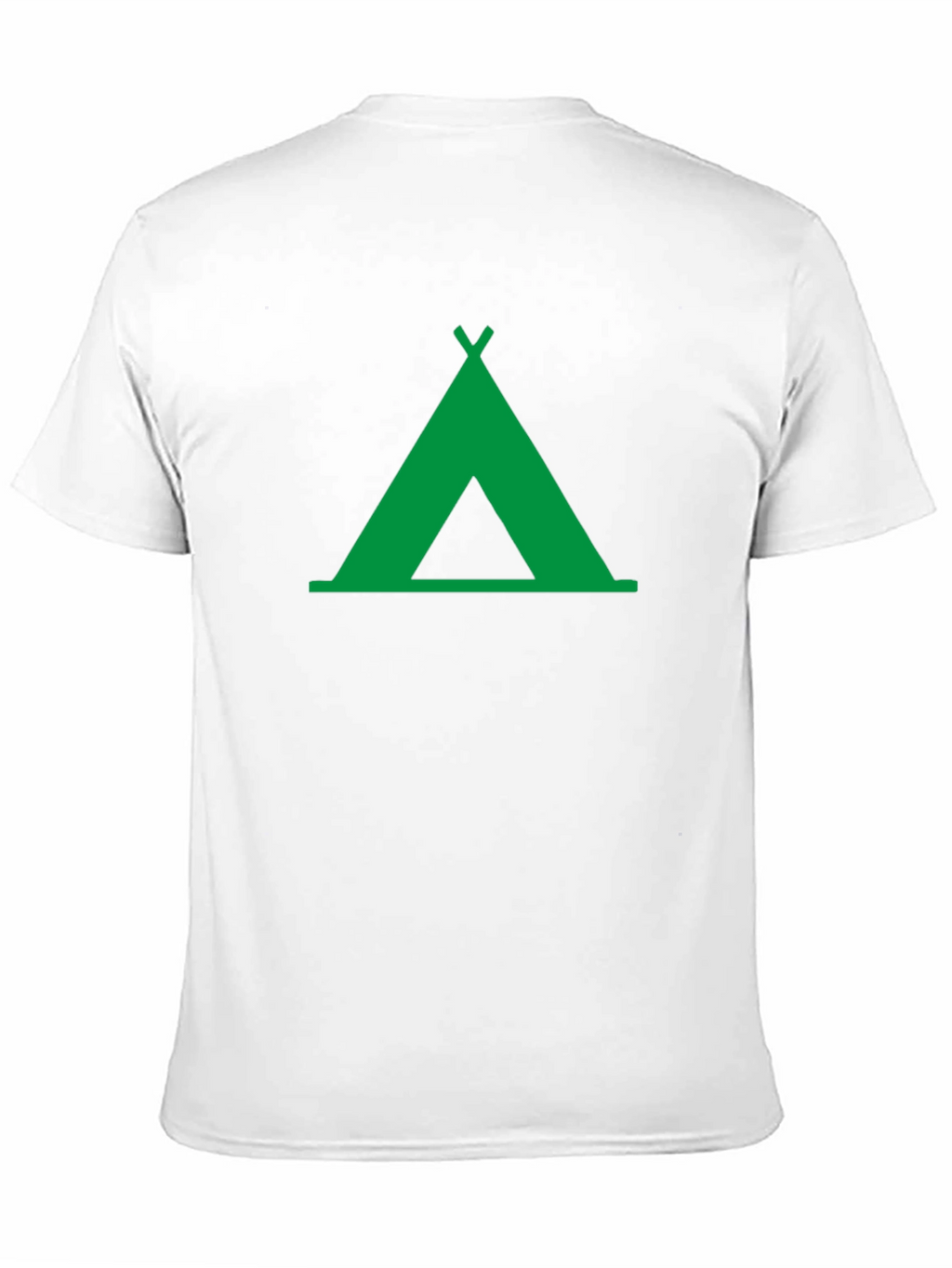 Green Tent Graphic Tee - Outdoor Adventure Shirt