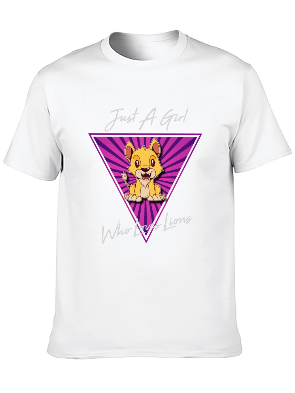 Just A Girl Who Loves Lions T-Shirt