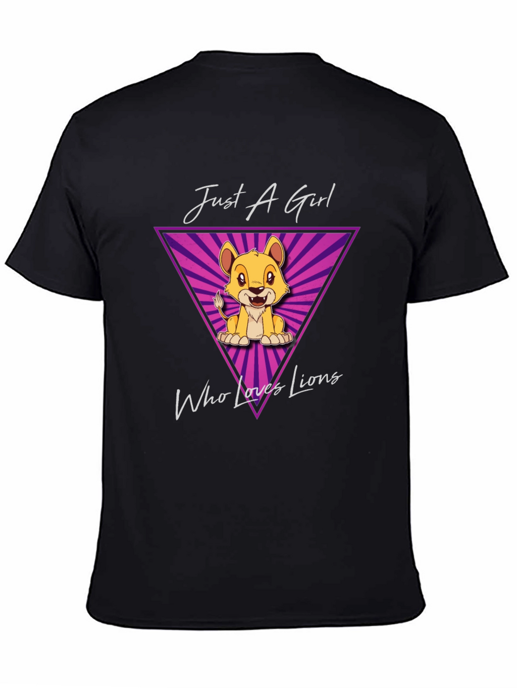 Just A Girl Who Loves Lions T-Shirt