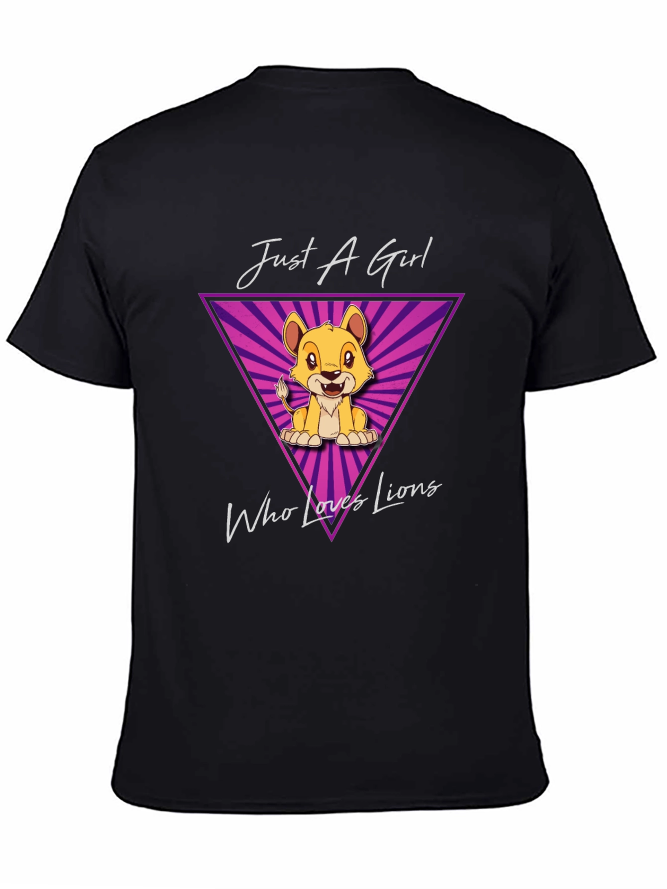 Just A Girl Who Loves Lions T-Shirt