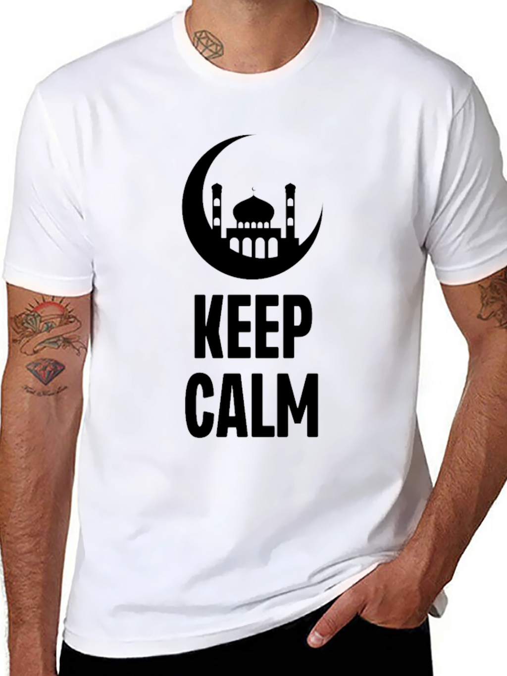 Keep Calm Mosque Graphic Tee