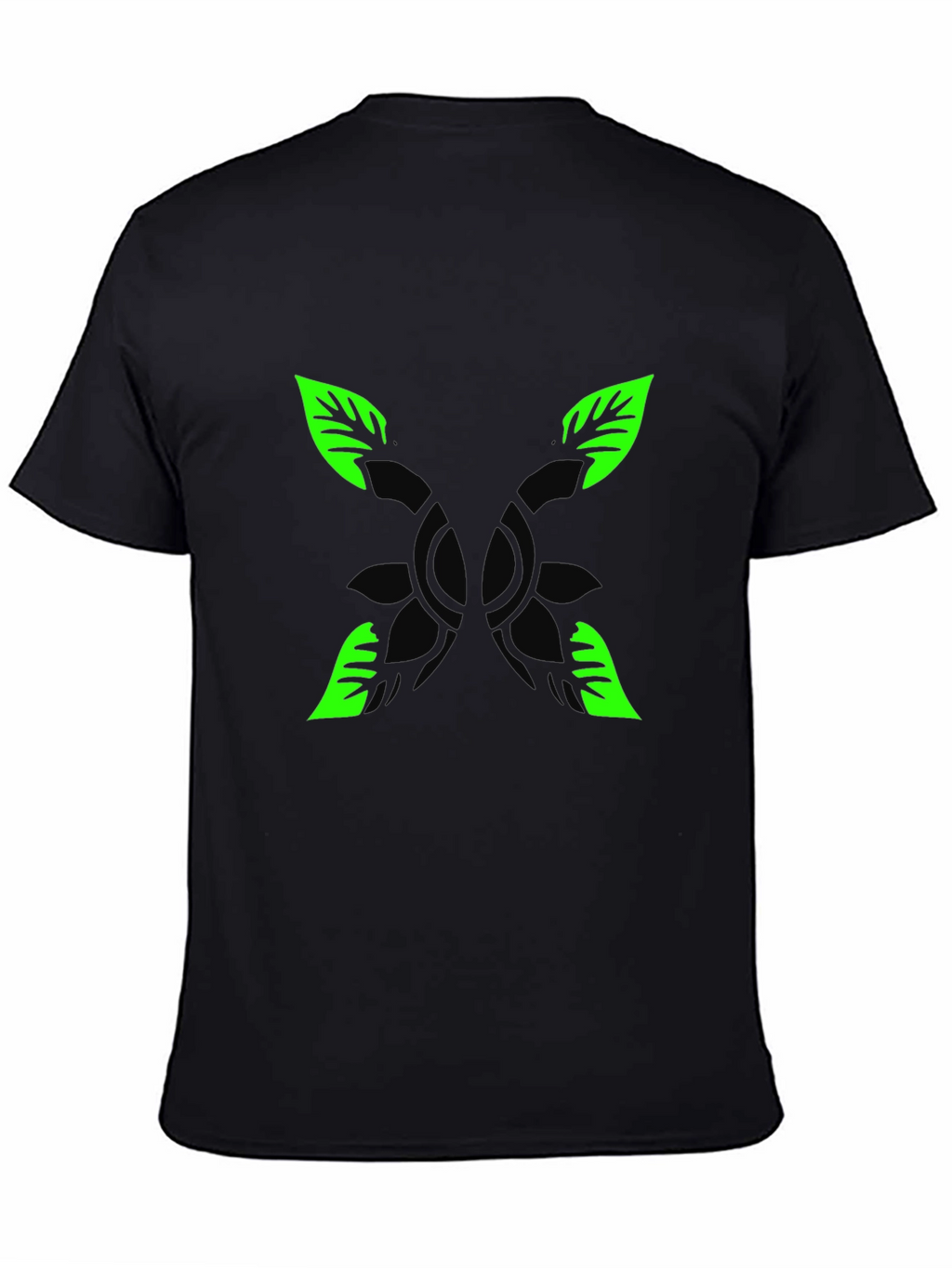 Nature Graphic Black T-Shirt