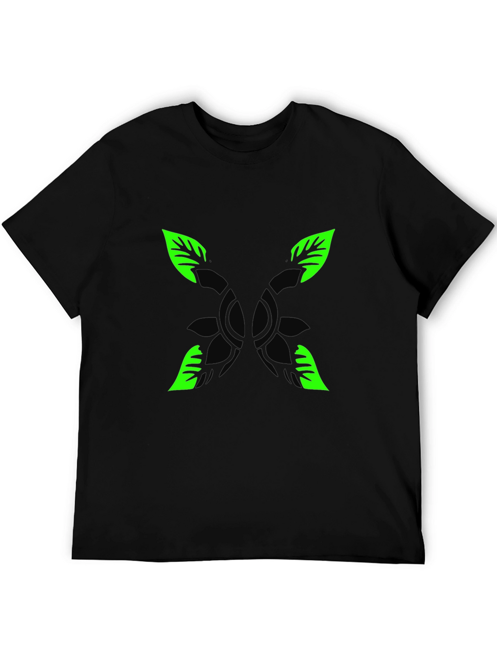 Nature Graphic Black T-Shirt