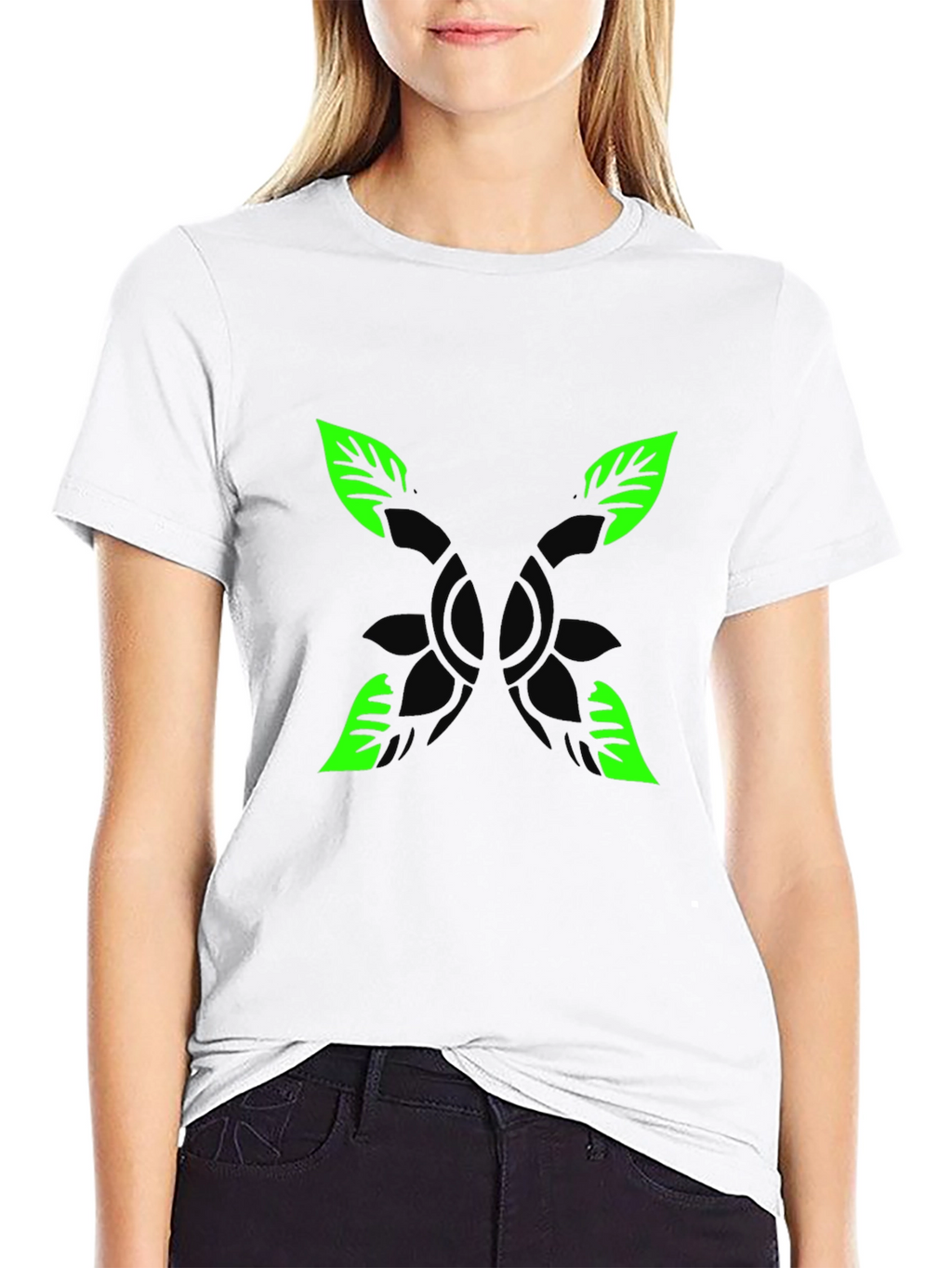 Nature Graphic Black T-Shirt