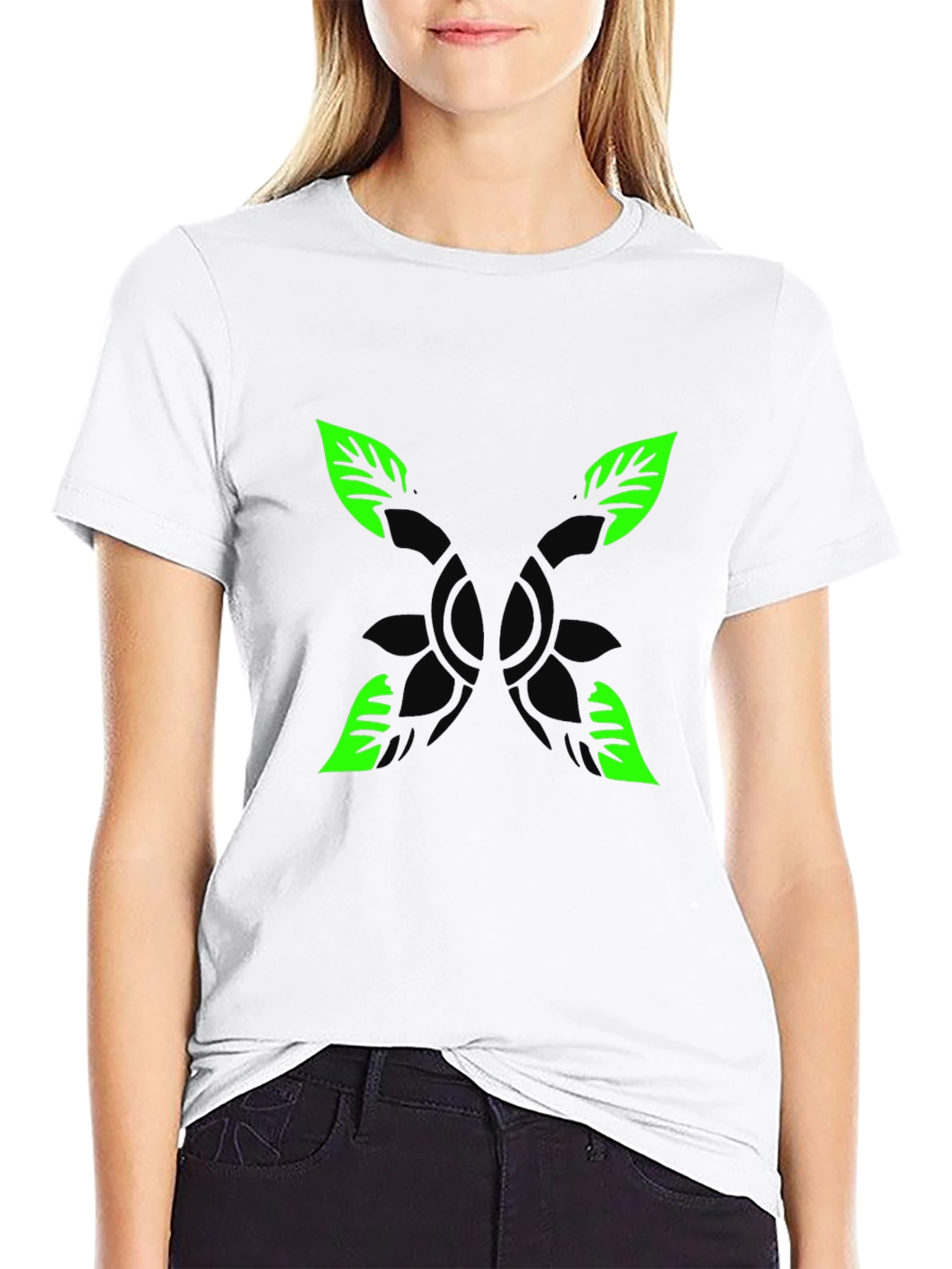 Nature Graphic Black T-Shirt