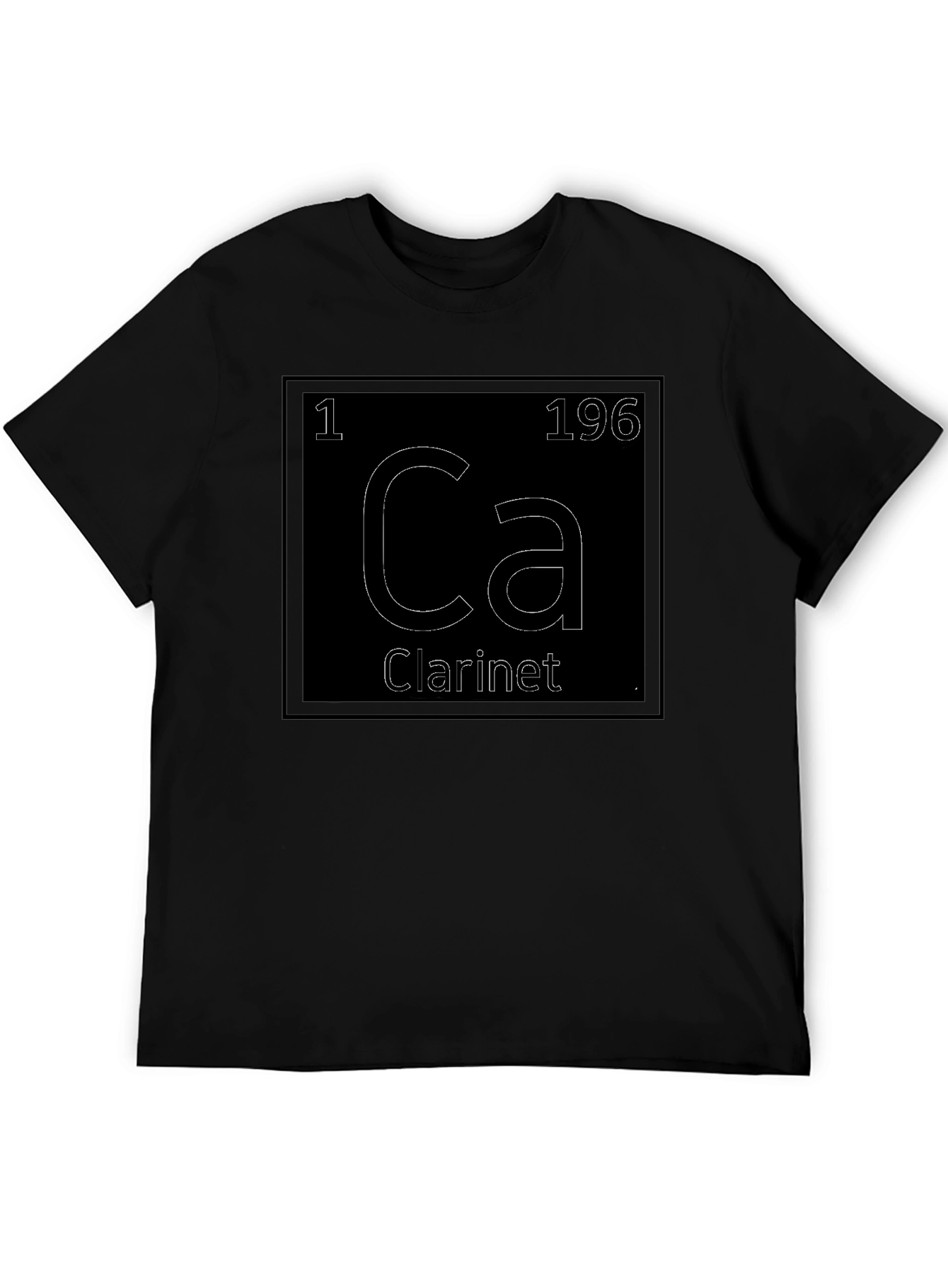 Clari-net Periodic Table Style Graphic T-Shirt