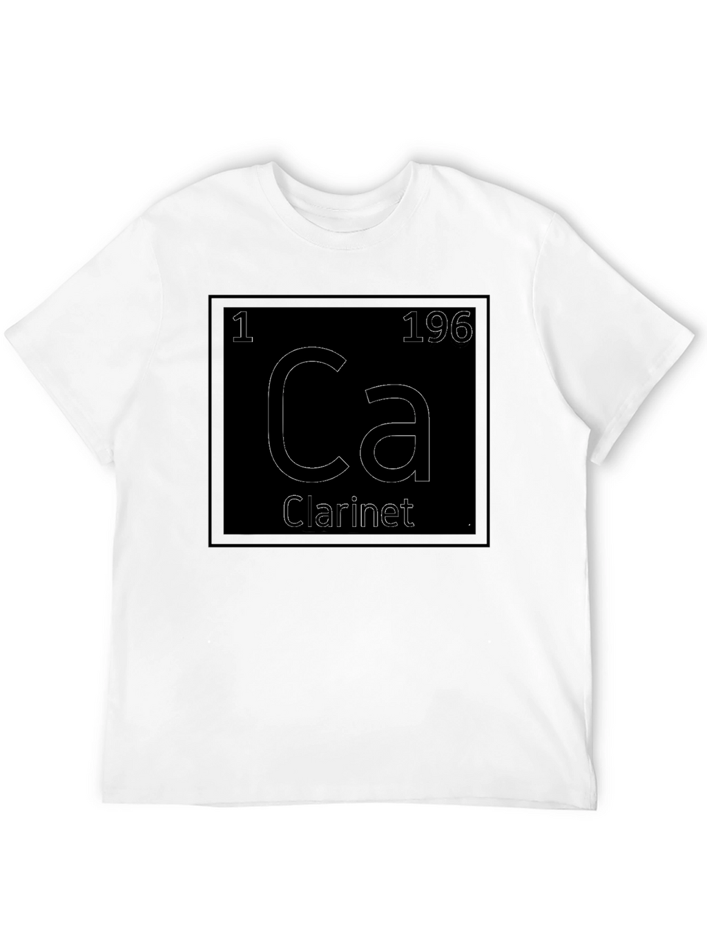 Clari-net Periodic Table Style Graphic T-Shirt