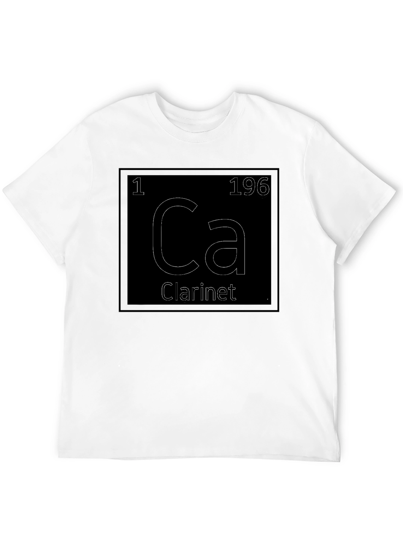 Clari-net Periodic Table Style Graphic T-Shirt
