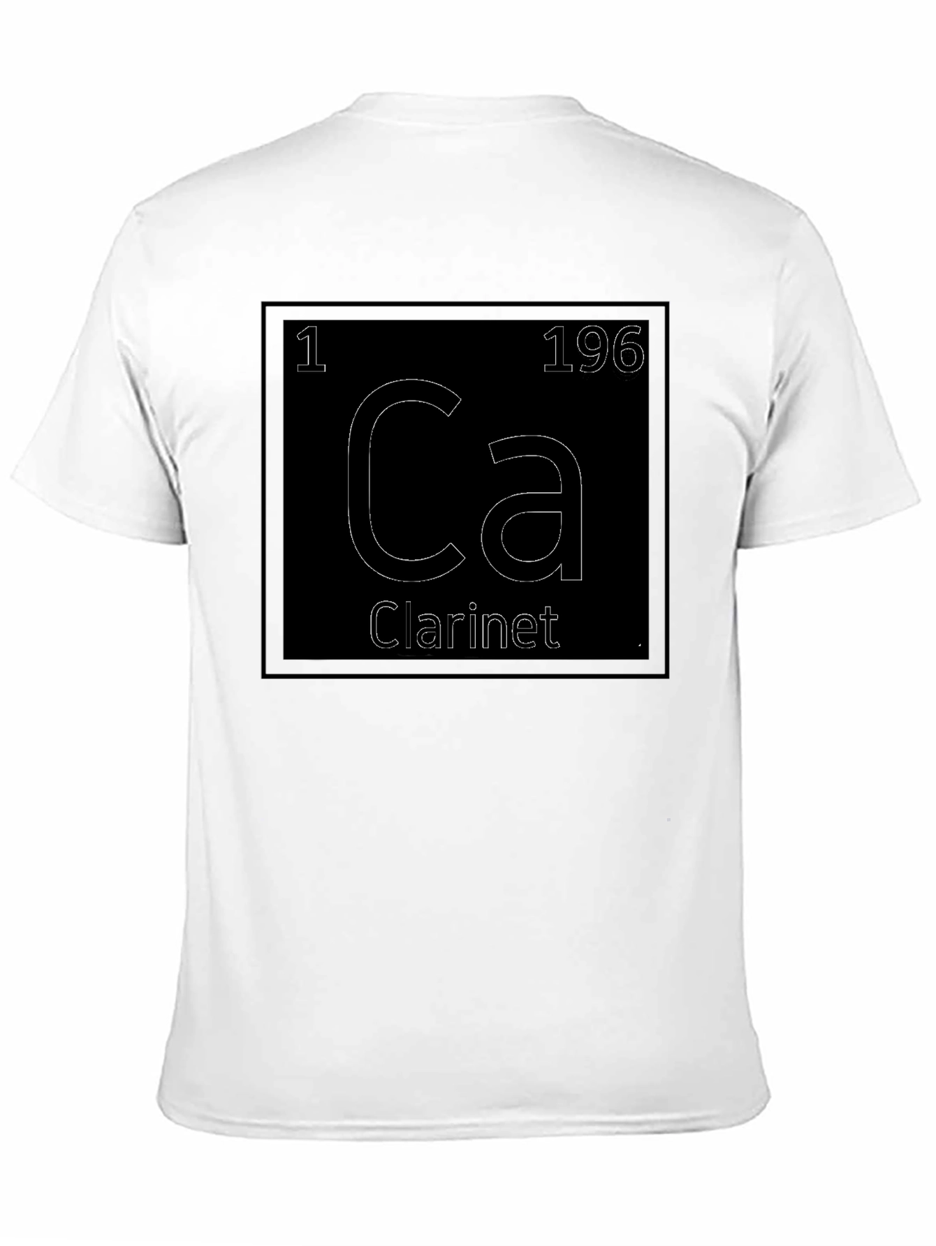 Clari-net Periodic Table Style Graphic T-Shirt