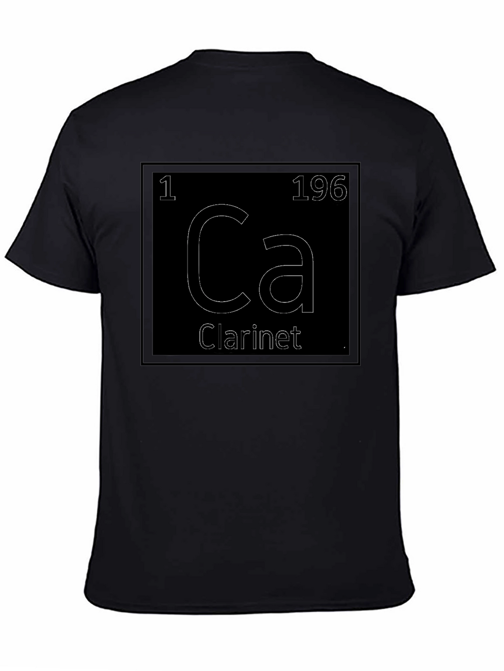 Clari-net Periodic Table Style Graphic T-Shirt