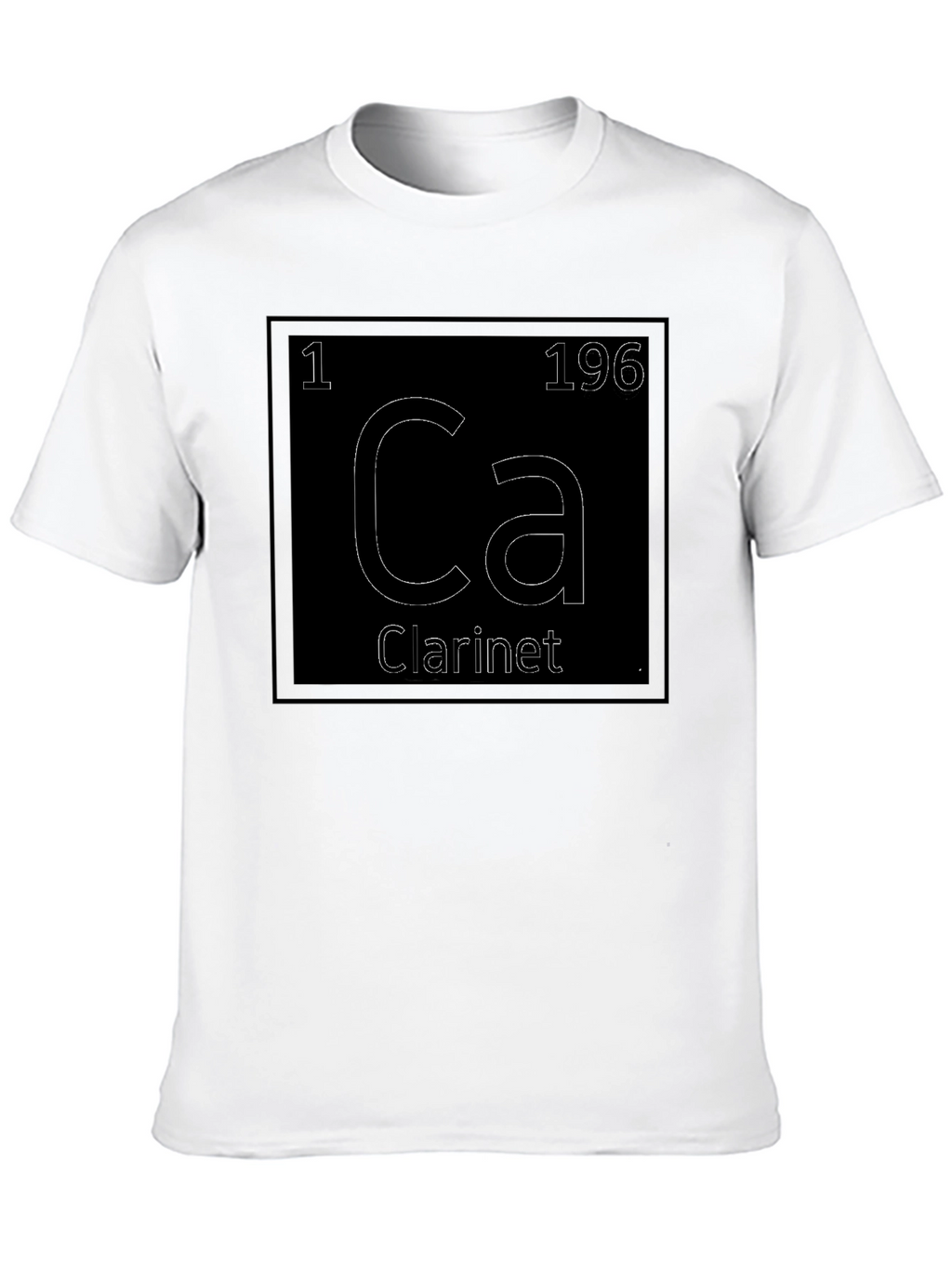 Clari-net Periodic Table Style Graphic T-Shirt