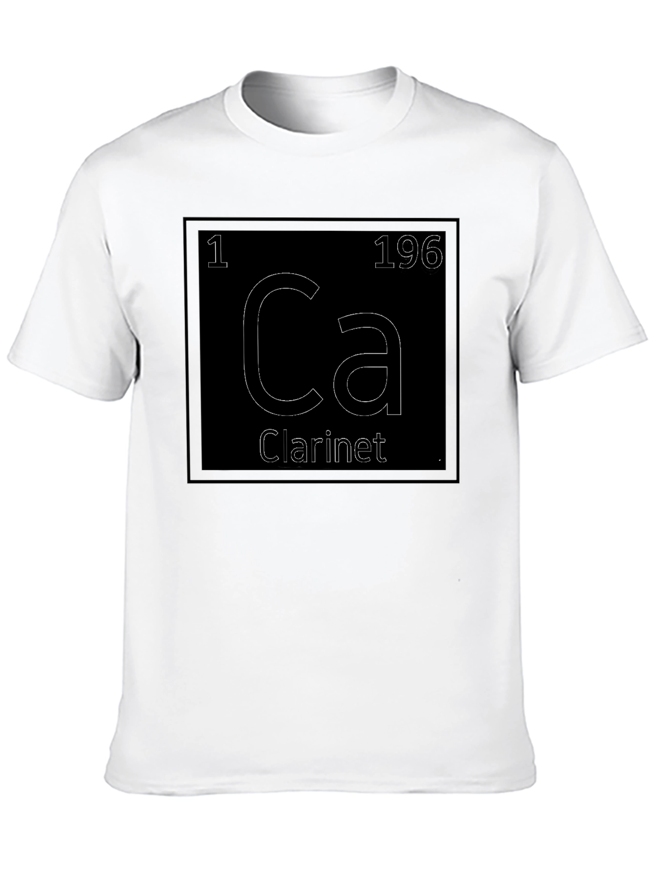 Clari-net Periodic Table Style Graphic T-Shirt