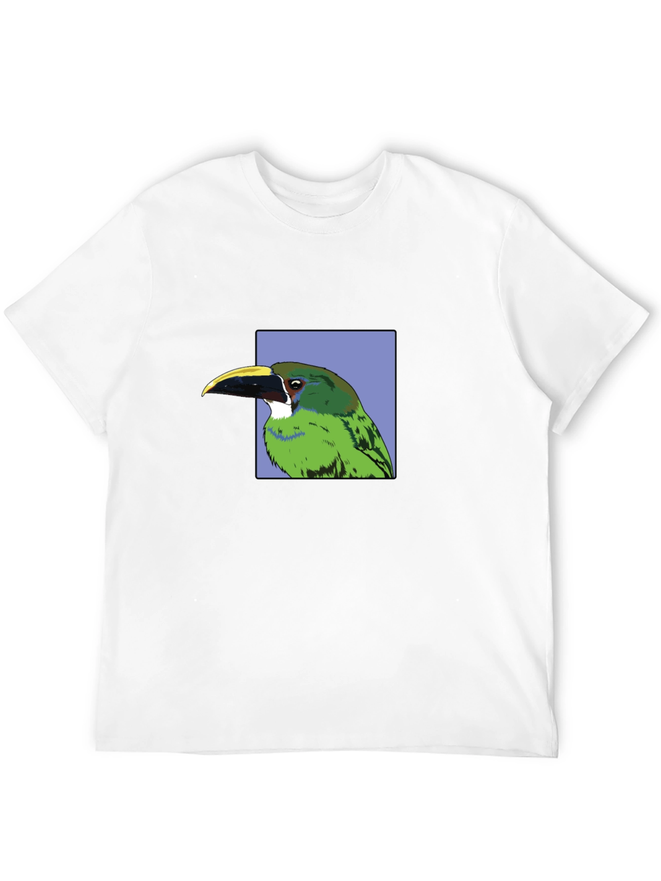 Tropical Bird Graphic Tee - Cool Nature Design