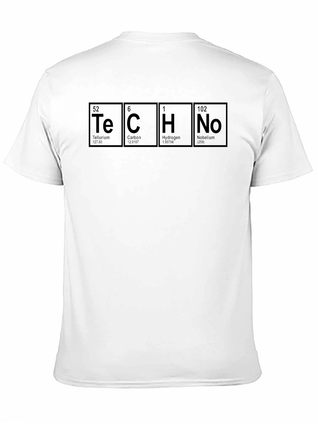 Techno Periodic Table Mens T-Shirt