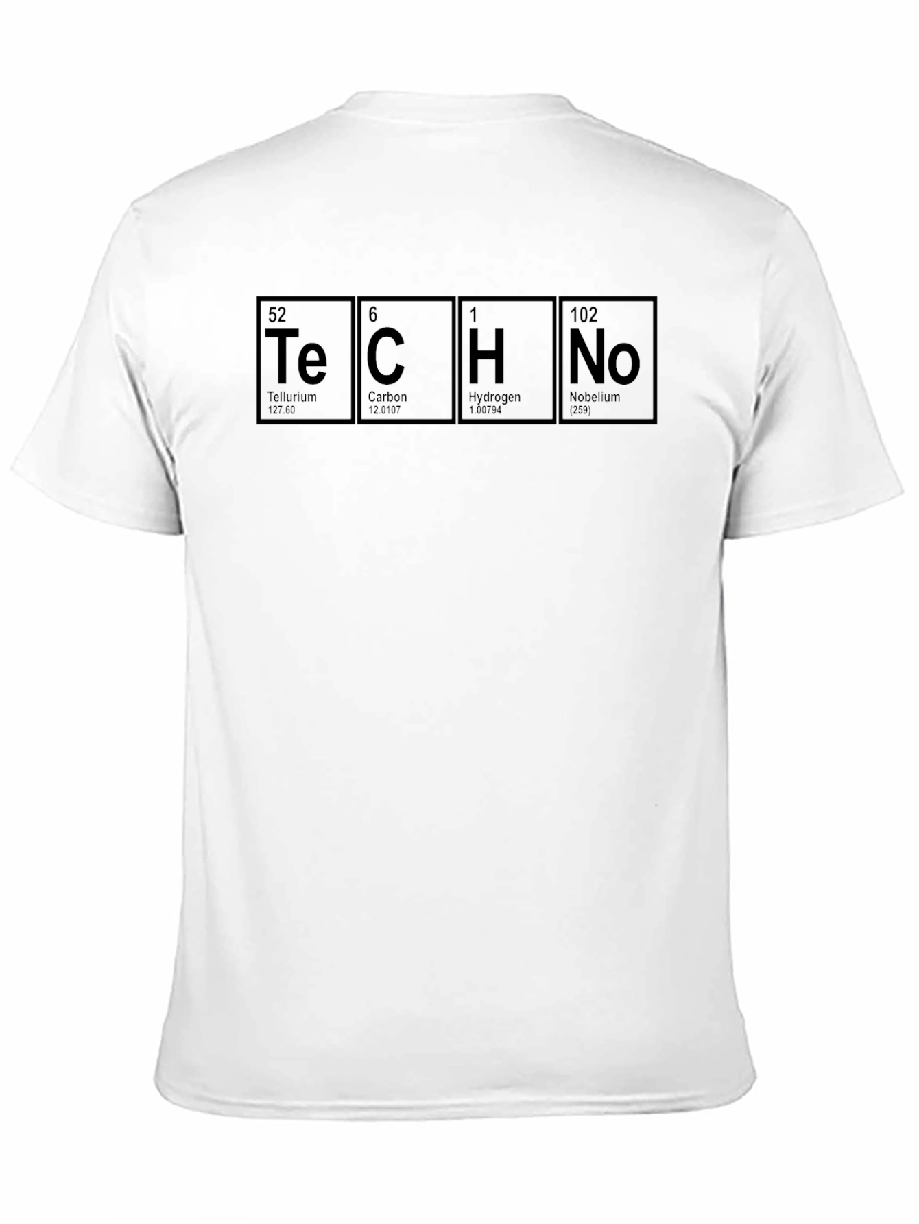 Techno Periodic Table Mens T-Shirt
