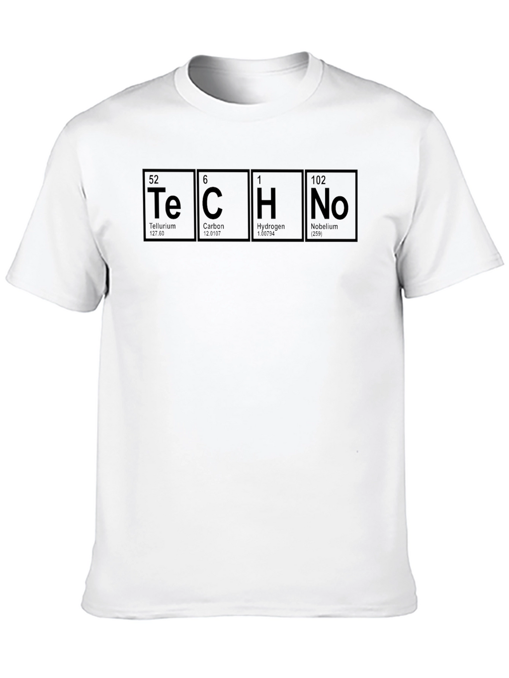 Techno Periodic Table Mens T-Shirt
