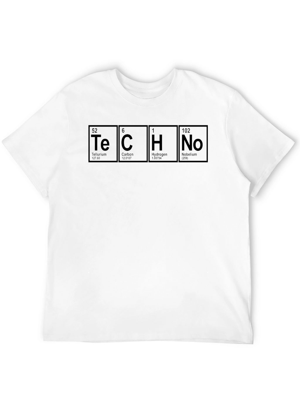 Techno Periodic Table Mens T-Shirt