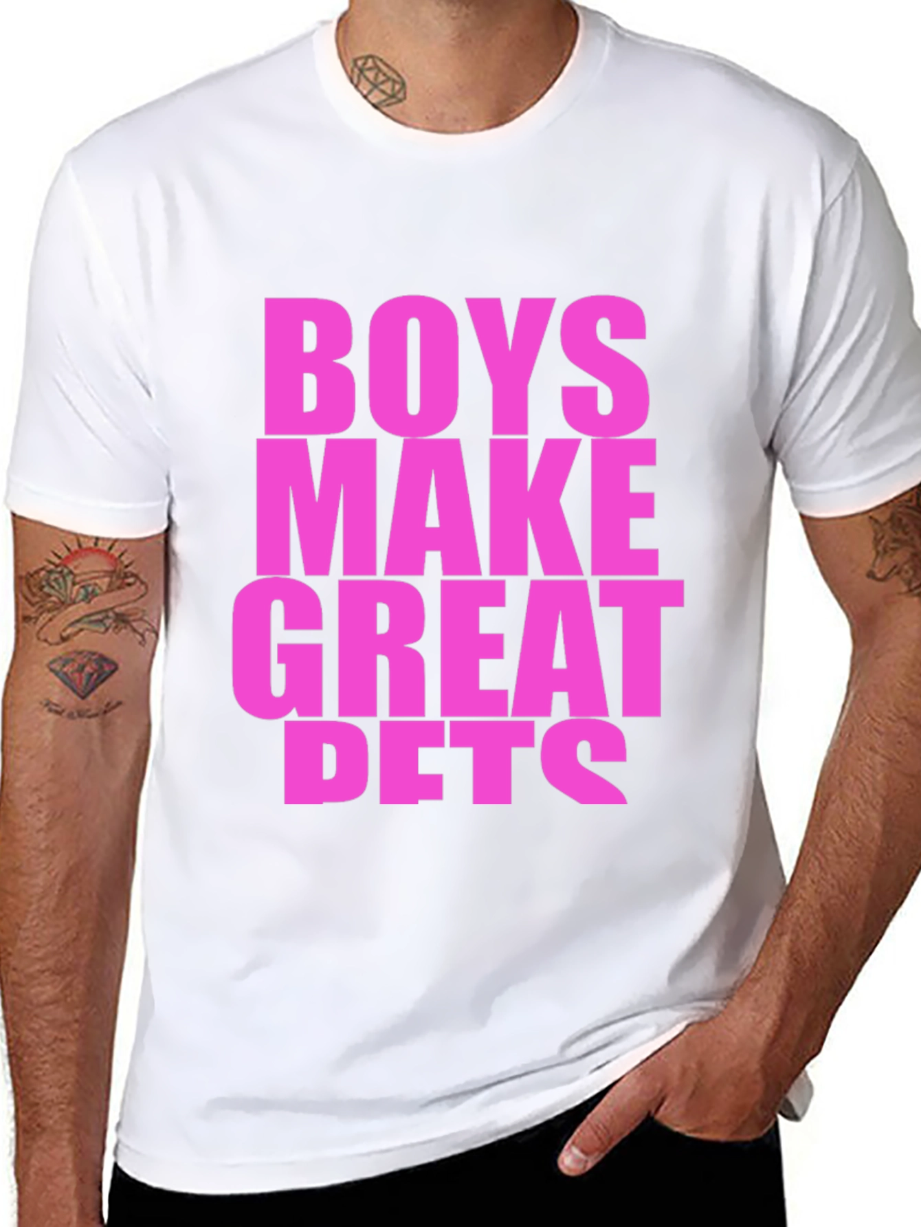 Boys Make Great Pets Graphic Tee