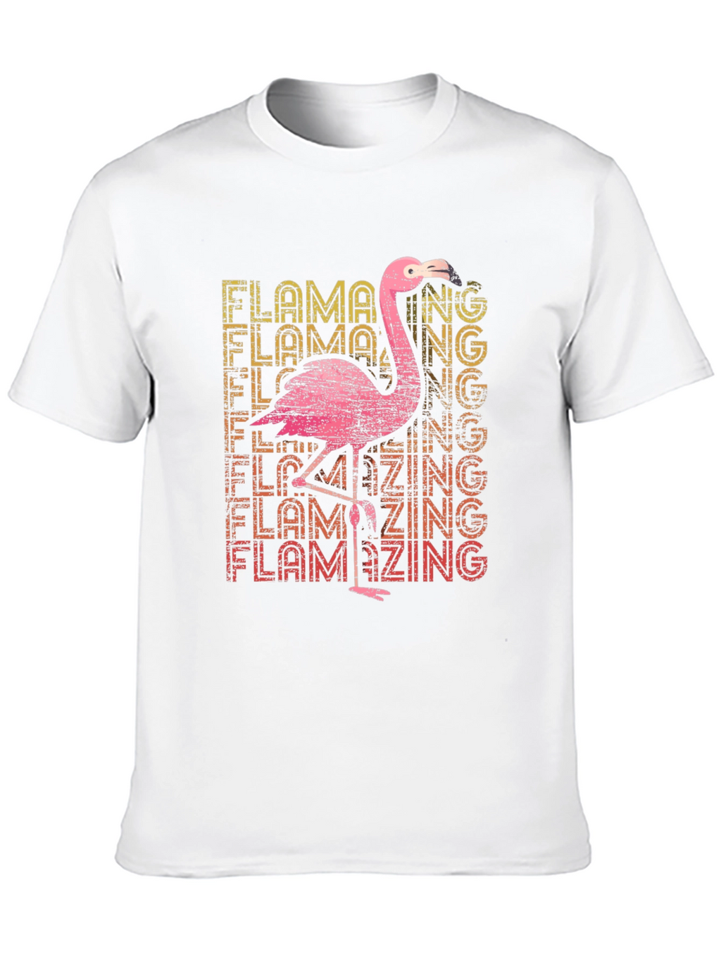 Flamazing Flamingo Graphic Tee - Black
