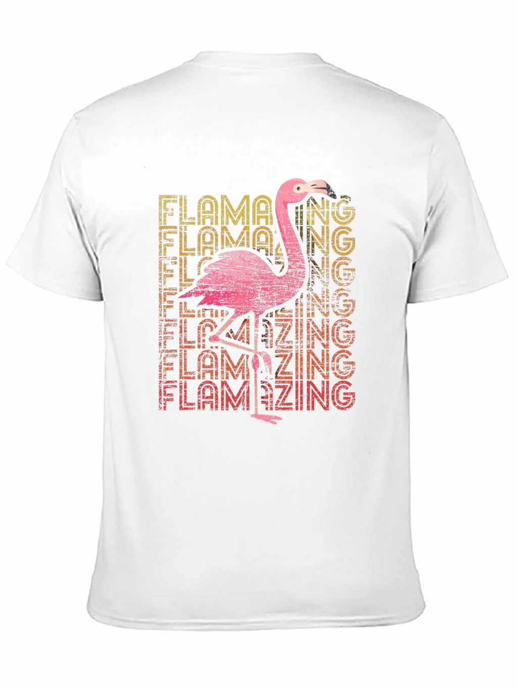 Flamazing Flamingo Graphic Tee - Black
