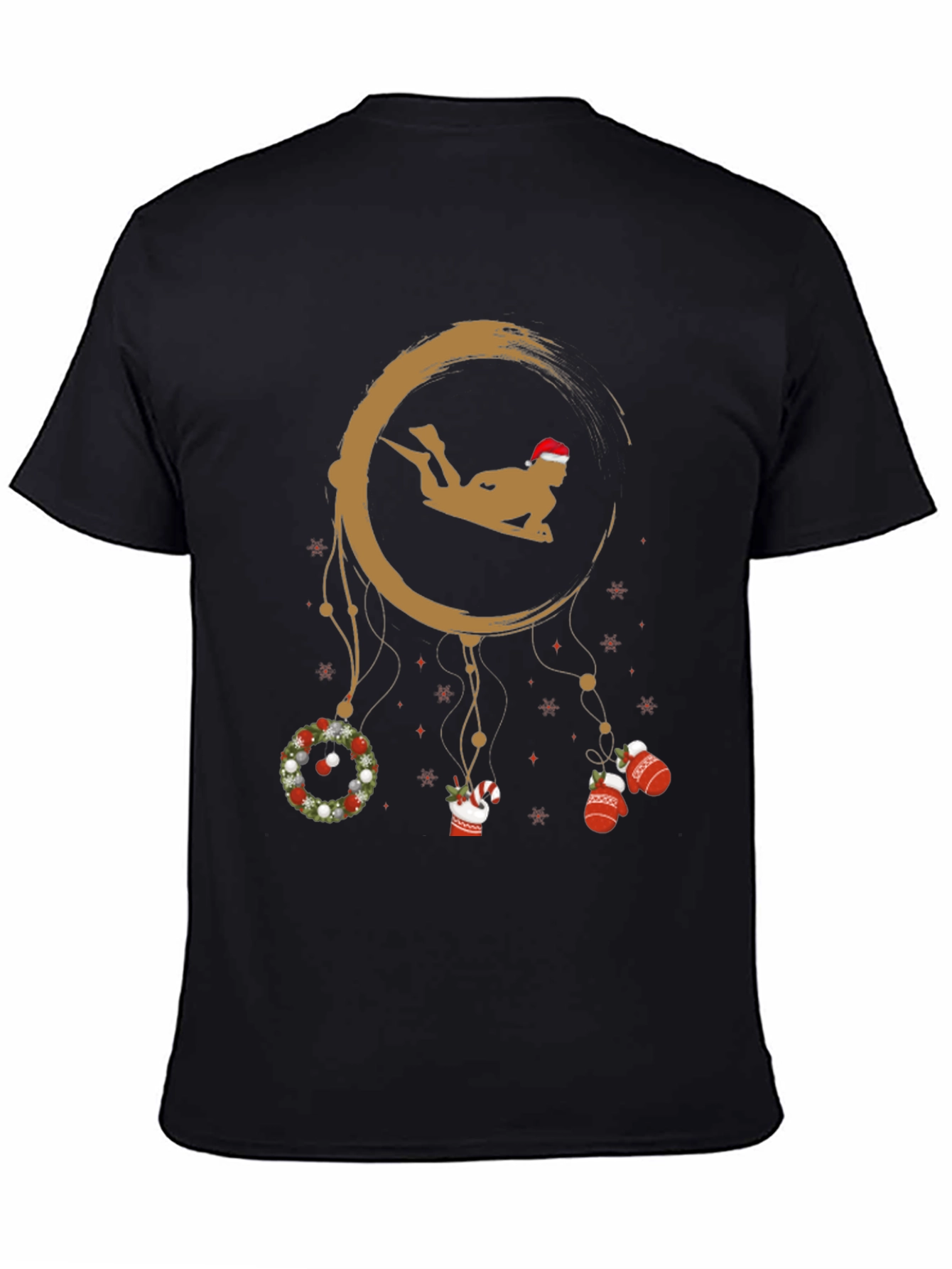 Christmas Surfer Graphic Tee