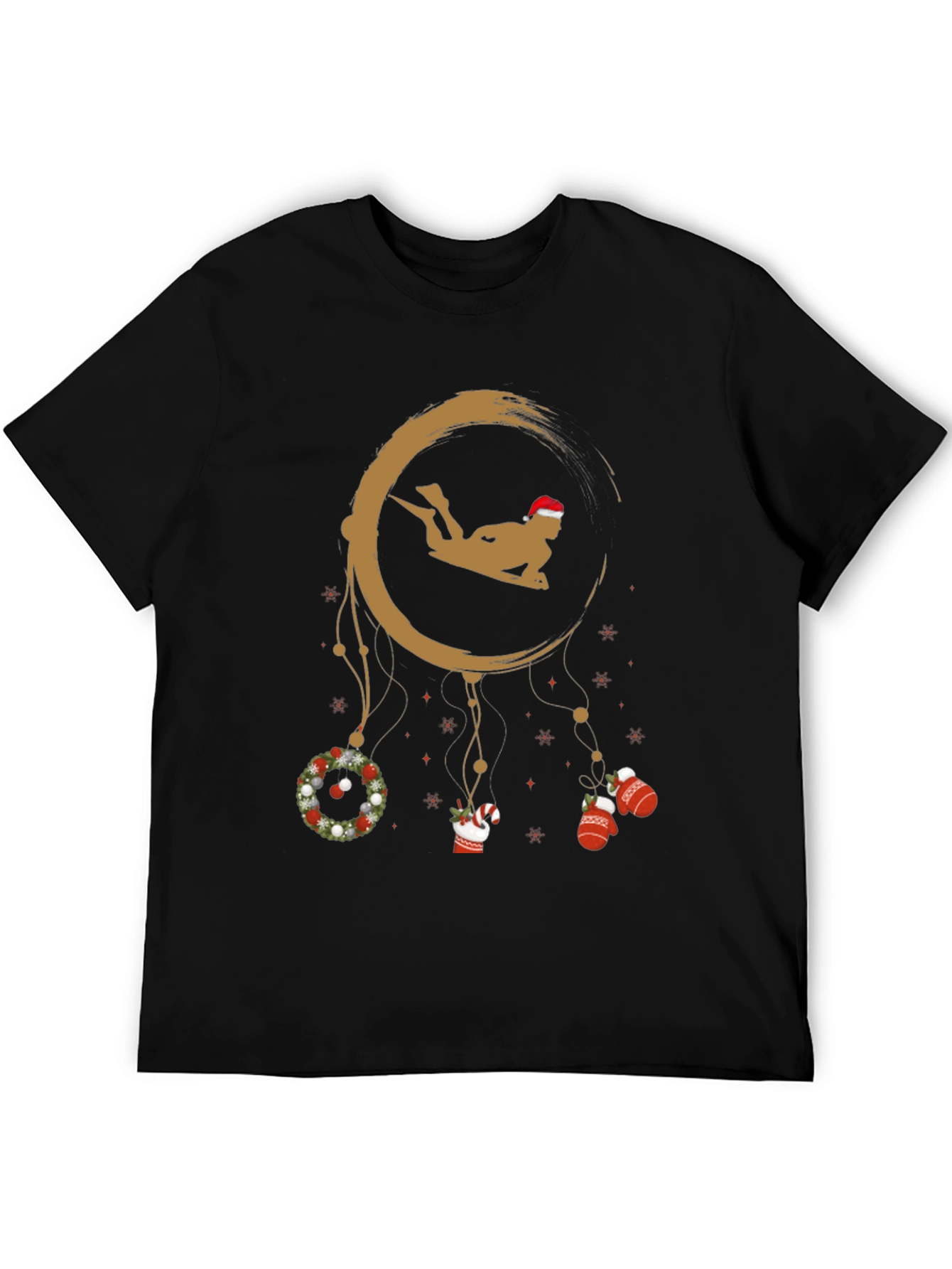 Christmas Surfer Graphic Tee